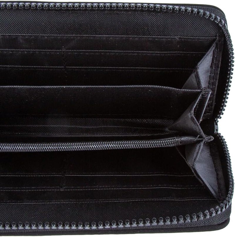 Daiso Zipped Long Wallet in Black - Image 4